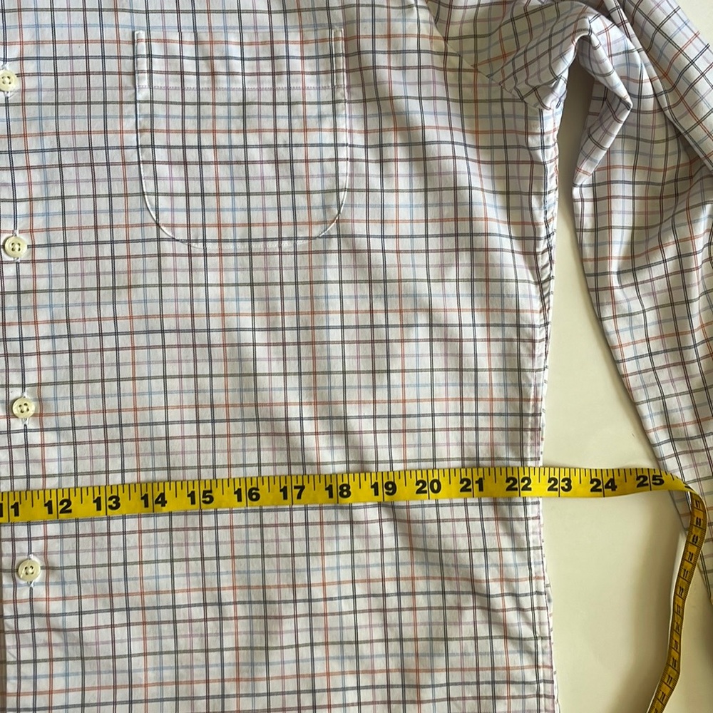 Peter Millar Men’s Shirt Long Sleeve Button Down Multicolor Plaid - Picture 8 of 14